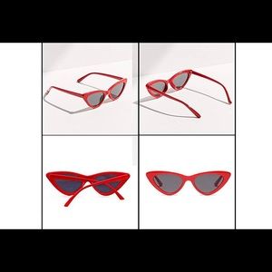 Red cat eye sunnies